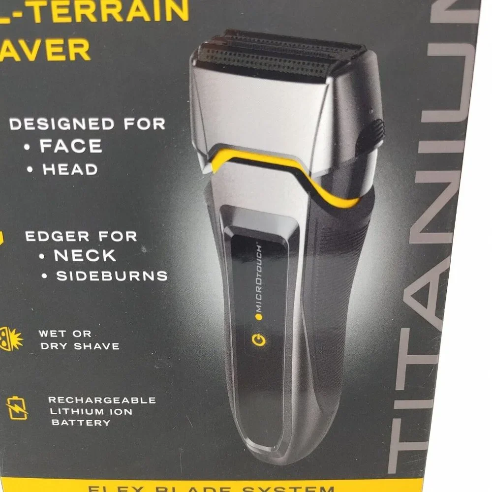 Microtouch Titanuim ROVOR Men's Wireless Rechargeable Shaver